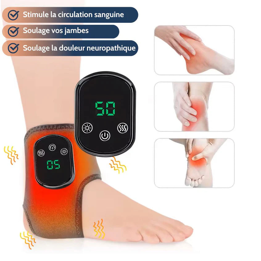 Masseur chauffant pieds & chevilles