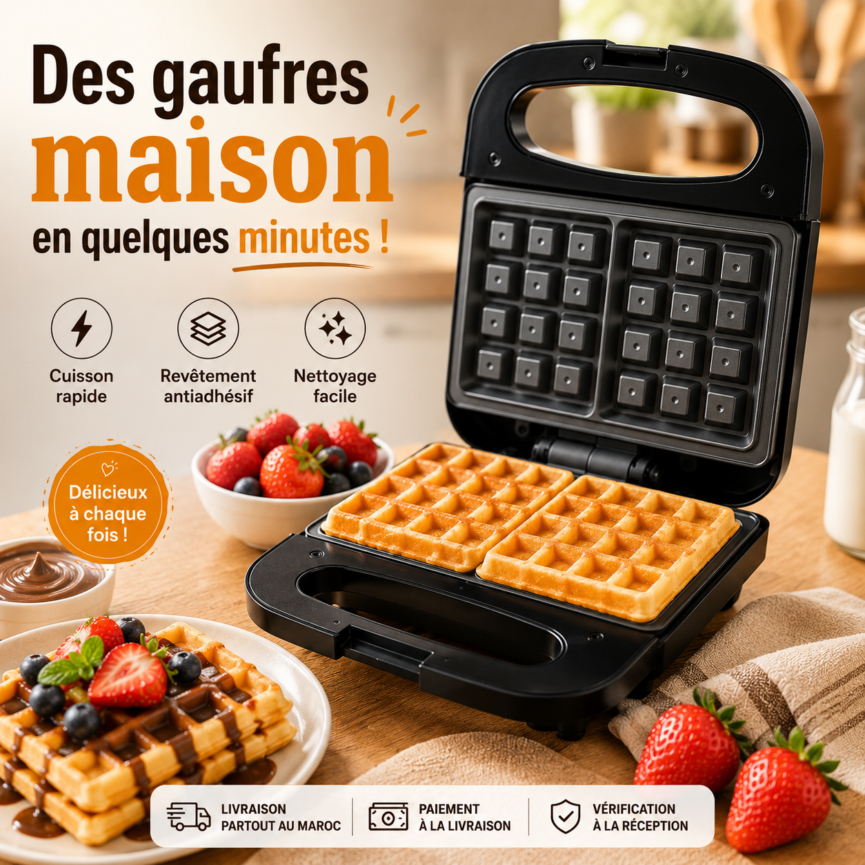 Machine à Gaufres Maison