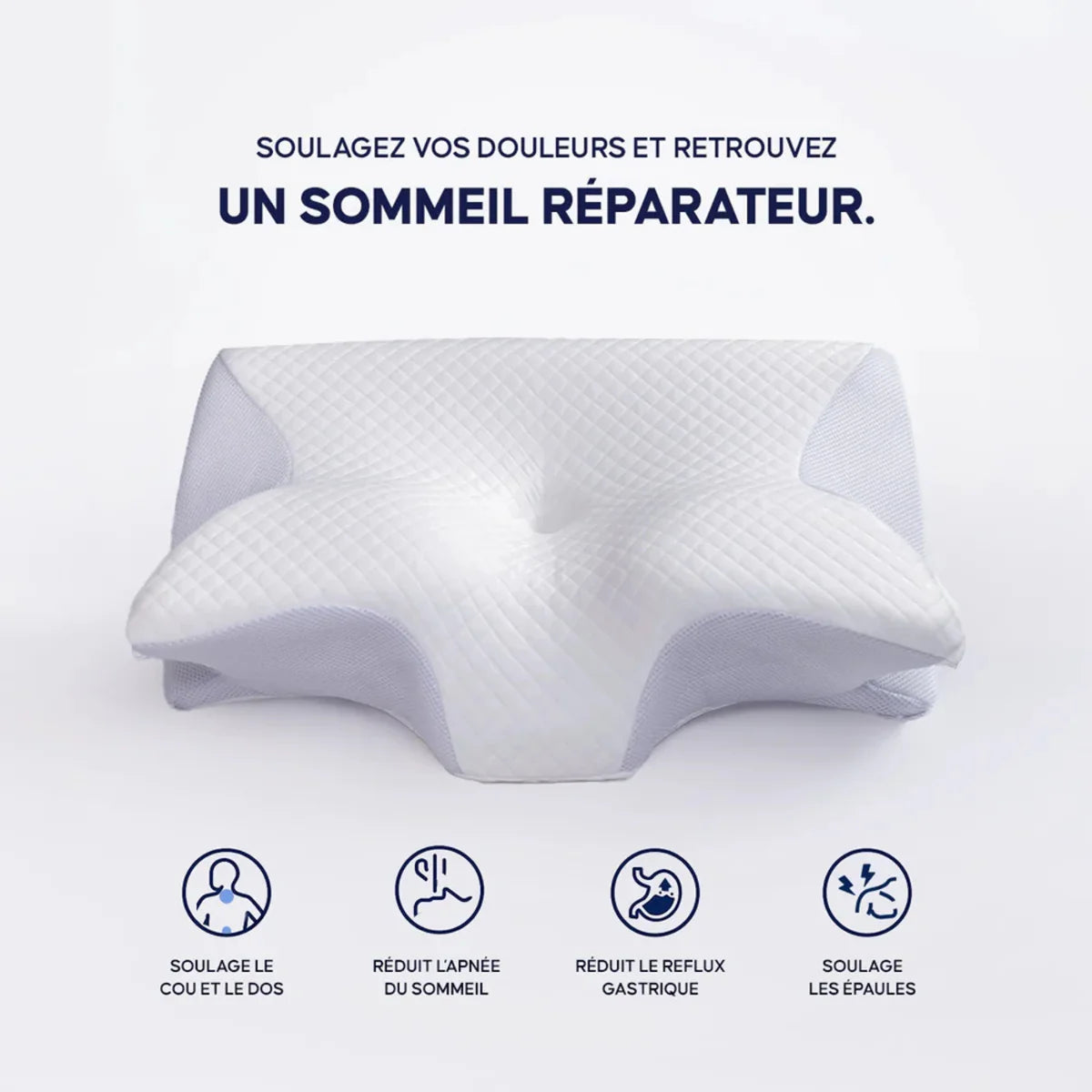 Oreiller 4D Cervical Orthopédique