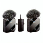 2 Microphone Sans Fil - Haute Qualité Audio & Réduction de Bruit