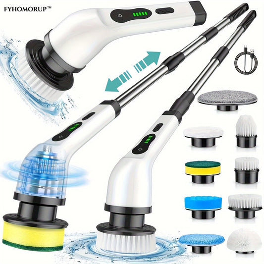 Brosse Électrique de Nettoyage Sans Fil - 7 Têtes Interchangeables