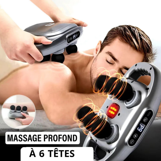 HypexFit™ - Masseur à 6 Têtes – Dites Adieu aux Douleurs Musculaires
