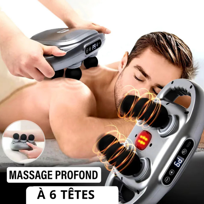 HypexFit™ - Masseur à 6 Têtes – Dites Adieu aux Douleurs Musculaires