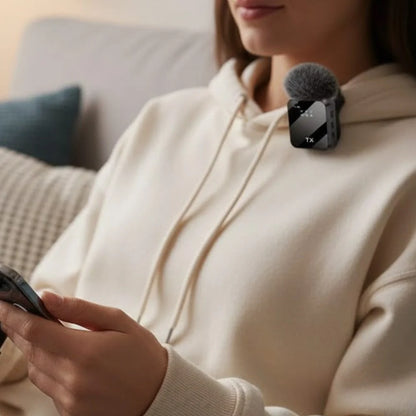 2 Microphone Sans Fil - Haute Qualité Audio & Réduction de Bruit